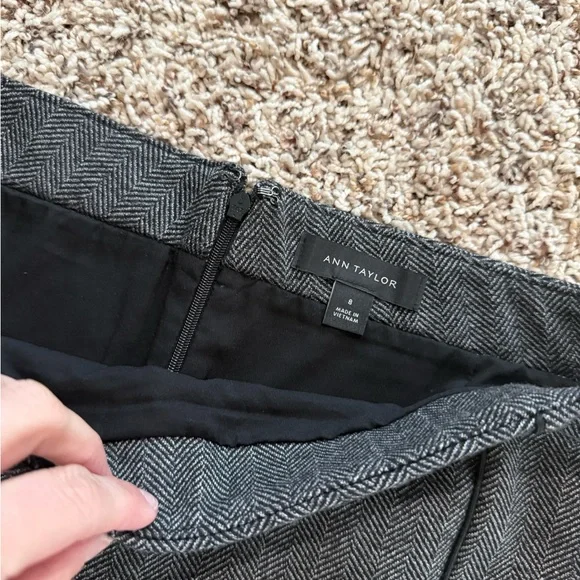 Ann Taylor Dark Gray Pencil Skirt - Picture 2 of 4